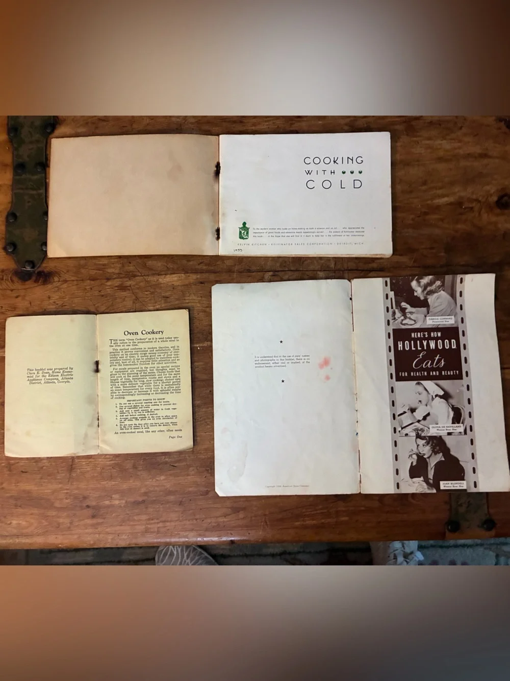 6  - Vintage 1930-40’s Recipe and Promotional Booklets